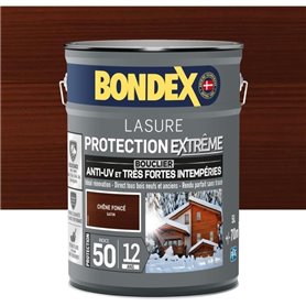Lasure pour bois protection extreme 12 ans chene fonçé 5L Bondex