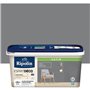 RIPOLIN Peinture Couleur Satin Ultra Couvrante pour Cuisine, Chambre, Salon, Salle, Entrée, Couloir - Gris ardoise