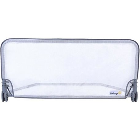 Barriere de lit de sécurité SAFETY 1ST - 90 cm - Blanc - Rabat facile - Verrouillage automatique