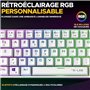 Clavier Gamer - The G-Lab - KEYZ TITAN - Mécanique (Switch Rouge) - Filaire - RGB - Blanc
