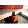 Lot de 2 tréteaux pliants - TOOD - Charge maximale 200 kg - Dimensions 60x10x80 cm