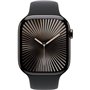 Apple Watch Series 10 GPS + Cellular - 46mm - Boîtier Slate Titanium - Bracelet Black Sport Band - S/M