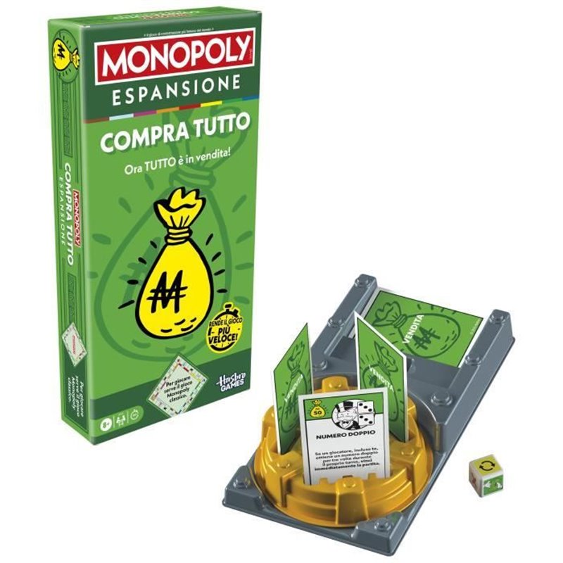 Image secondaire de Monopoly Extension Tout est a vendre, rend le jeu Monopoly classique plus amusant et plus rapide, jeux de plateau, 2 a 6 joueurs