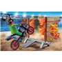 PLAYMOBIL 71808 Duo de cascadeurs avec quad et moto