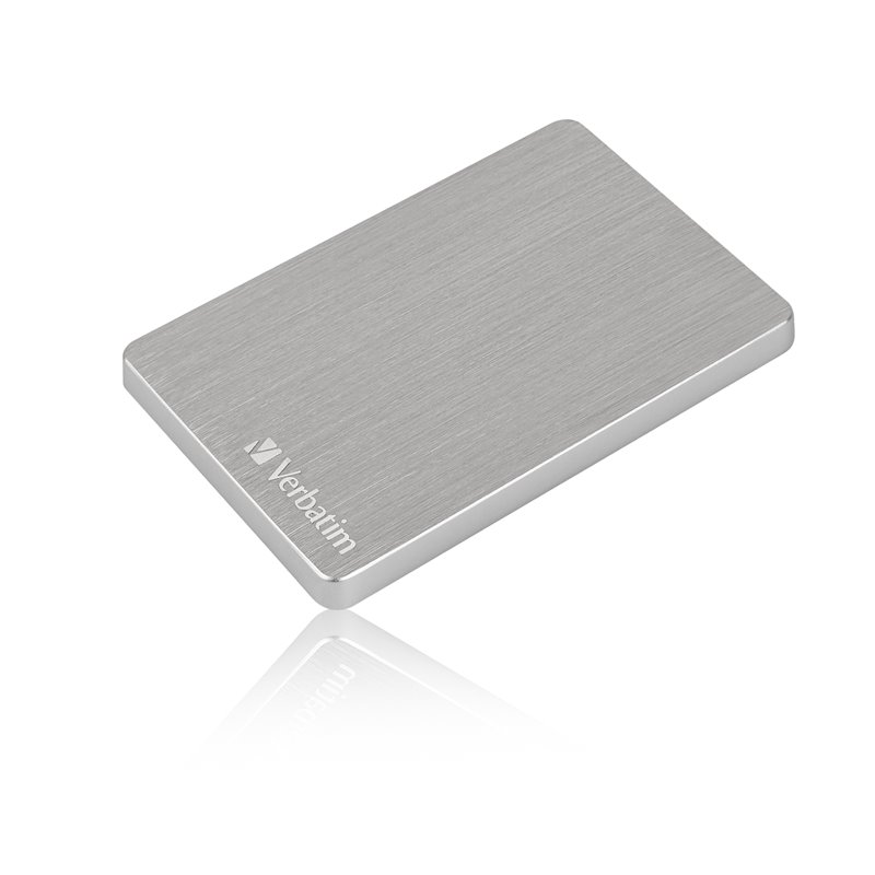 Verbatim Disque dur portable mince Store ’n’ Go ALU 2 To argenté