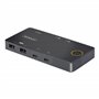 StarTech.com C2-H46-UC2-PD-KVM commutateur écran, clavier et souris Noir