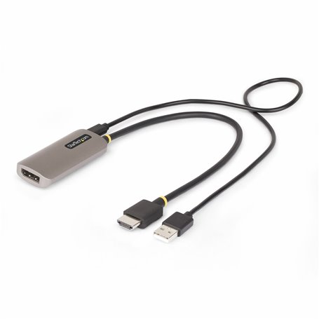 StarTech.com Câble Adaptateur HDMI vers DisplayPort de 30cm, 8K 60Hz, Convertisseur Vidéo Actif HDMI 2.1 vers DP 1.4, Câble HDMI