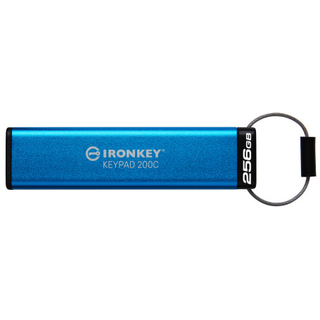 Kingston Technology IronKey Keypad 200C USB-C de 256 Go, FIPS 140-3 niveau 3 (en attente) AES-256
