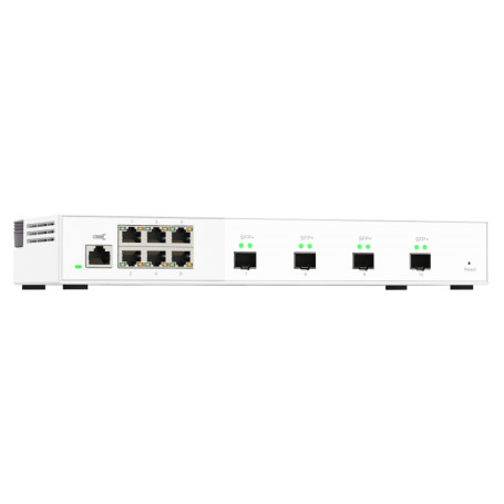 QNAP QSW-M2106-4S commutateur réseau Géré L2 2.5G Ethernet (100/1000/2500) Blanc