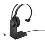 Jabra Evolve2 55 Casque Avec fil &sans fil Arceau Bureau/Centre d'appels Bluetooth Socle de chargement Noir