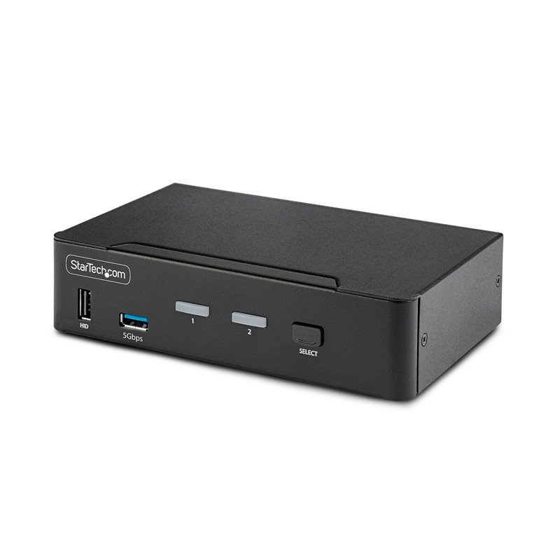 Image secondaire de StarTech.com Switch KVM DisplayPort 2 Ports - 8K 60H/4K 144Hz, Écran Unique, DisplayPort 1.4, 2 Ports USB 3.0, 4x USB 2.0 HID, C