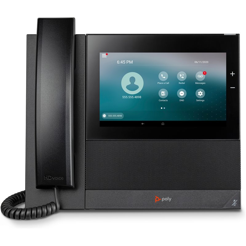Image secondaire de POLY Téléphone multimédia professionnel CCX 600 avec Open SIP et compatible PoE