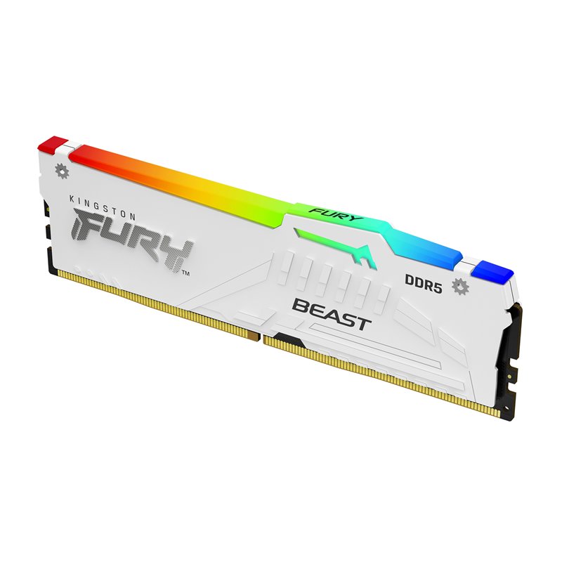 Image secondaire de Kingston Technology FURY Beast 16 Go 5600 MT/s DDR5 CL40 DIMM White RGB XMP