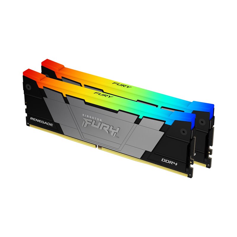Image secondaire de Kingston Technology FURY 32 Go 3600 MT/s DDR4 CL16 DIMM (Kits de 2) 1Gx8 Renegade RGB