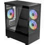 Boîtier PC - AEROCOOL - Viewport Mini-G V1 - Mini tour - M-ATX - Verre trempé - F-RGB - Noir