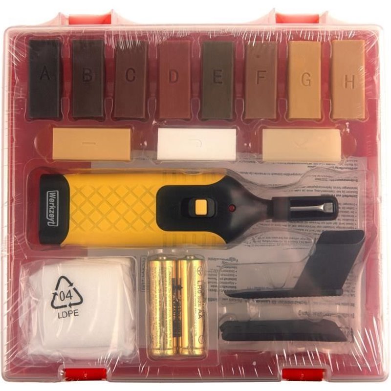Image secondaire de Kit de réparation pour sols stratifiés - WERKZEYT - 3389520 - Marron