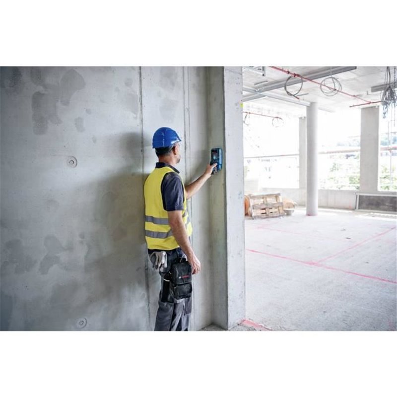 Image secondaire de Détecteur mural Bosch Professional D-Tect 200 C avec 1 batterie 12V 2,0Ah, chargeur, câble USB-C, dragonne, en L-Boxx - 06010816