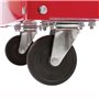Servante d'atelier 3 plateaux sur roues - DOMAC - Rouge