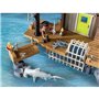 PLAYMOBIL 71792 Port de pirates avec repaire, prisons et canon, 165 pieces, des 4 ans