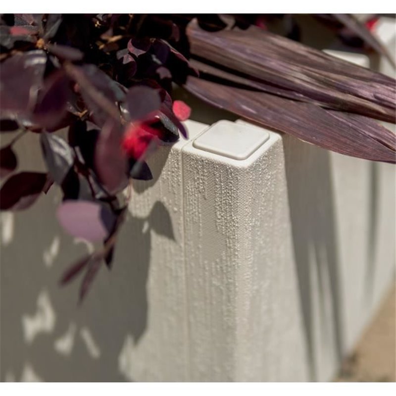 Image secondaire de Bac a fleur - ETHICA - Craie - Carré - 38 L - STEFANPLAST