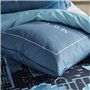 Parure de lit - TODAY - JAVA - 2 personnes - 240x220 cm - Coton - Imprimé New York - Bleu