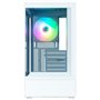 Boîtier PC - ZALMAN - P10 - Mini tour - M-ATX - Blanc - Verre trempé - USB-C et A-RGB