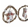 Décorations de Noël DKD Home Decor Bois (3 pcs) (14 x 1 x 18 cm)