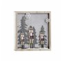 Décoration murale DKD Home Decor Casse-Noisette Bois MDF (2 pcs) (30 x 4.5 x 30 cm)