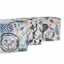 Trousse de toilette DKD Home Decor Multicouleur Tropical (20 x 8 x 14 cm) (3 Unités)