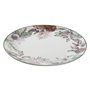 Assiette plate DKD Home Decor Fleurs Porcelaine (27 x 27 x 2 cm)