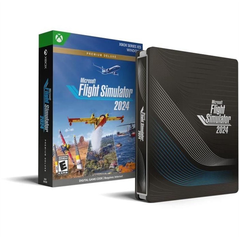 Microsoft Xbox Flight Simulator 2024 - Jeu Xbox Series X - Premium Deluxe Edition SteelBook