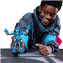Figurine articulée - MRBEAST LAB - Stealth Panther - 13 cm - Corps translucide bleu - 20 points d'articulation