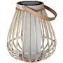 Lampe solaire en bambou - Marta - Beige