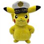 Peluche Capitaine Pikachu 20 cm - BANDAI - Pokémon - 2 ans et +