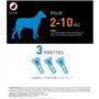 FRONTLINE 3 Pipettes antiparasitaires SPOT ON Chien - 2 a 10 kg - Puces, tiques, poux