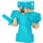 Figurine extensible - GOO JIT ZU - Minecraft Steeve - 11 cm - Texture élastique - Extensible 3x
