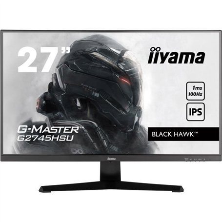 Écran PC - IIYAMA - G2745HSU-B2 - 27 FHD - IPS - 100Hz - 1ms - HDMI/DP/USB HUB - Noir
