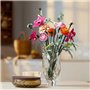LEGO Botanique 10342 Le joli bouquet de fleurs roses - Set de construction pour adultes