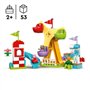 LEGO DUPLO Peppa Pig 10453 La Fete Foraine - Jeu de construction pour enfants des 2 ans