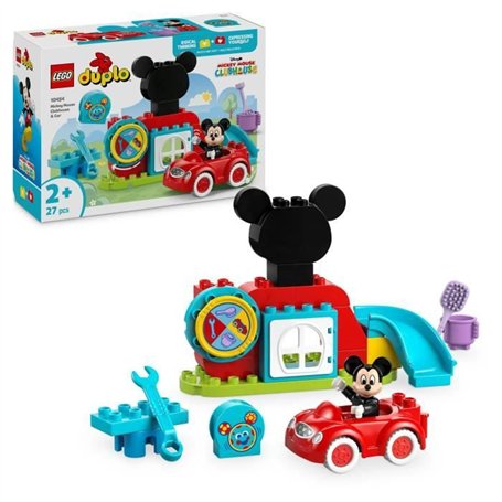LEGO DUPLO | Disney 10454 La maison et la Voiture de Mickey - Jeu de construction 2 ans