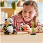 LEGO Creator 31165 3-en-1 Animaux sauvages : la famille de pandas Jeu pour fille des 8 ans