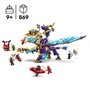 LEGO NINJAGO 71836 Arc : le dragon de la concentration, Jeu pour garçon ou fille des 9 ans