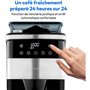 Cafetiere Filtre Digitale Isotherme avec Broyeur - MEDION - 1000W - 1,0L - Silver