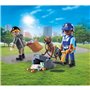PLAYMOBIL 71731 Policier chien de recherche et voleur