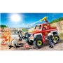 PLAYMOBIL 71824 Véhicule de pompiers avec bidon enflammé