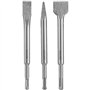 RYOBI - Kit 3 burins SDS+ (1 pointe, 2 plats) - RAKSPC03
