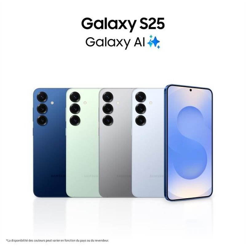 Image secondaire de SAMSUNG Galaxy S25 AI Smartphone 128 Go Bleu clair