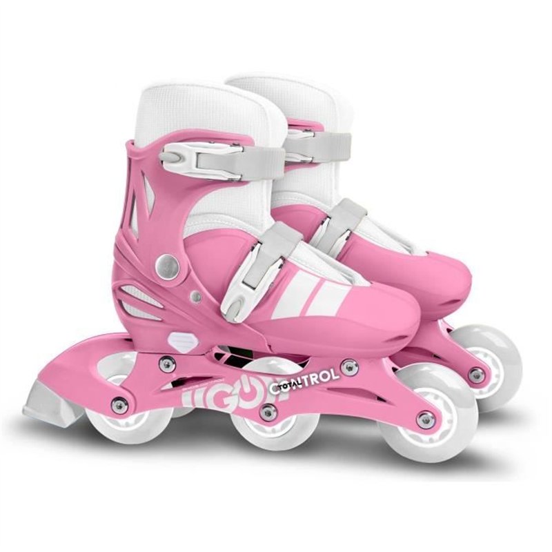 Image secondaire de Patins en ligne 2-en-1 - STAMP - SKIDS CONTROL - 3 roues - Taille 27-30 - Rose