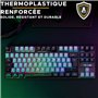 Clavier Gamer - The G-Lab - KEYZ CAESIUM - RGB - Gris & Noir - TKL