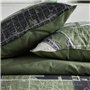 Parure de lit - TODAY - JAVA - 2 personnes - 240x220 cm - Coton - Imprimé New York - Vert